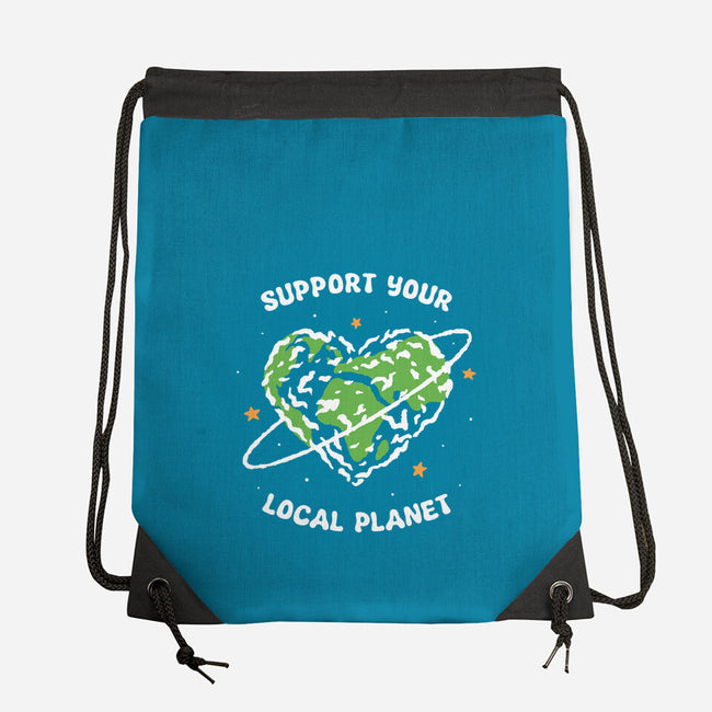 Support Your Local Planet-None-Drawstring-Bag-XYZ Studio