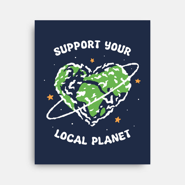 Support Your Local Planet-None-Stretched-Canvas-XYZ Studio