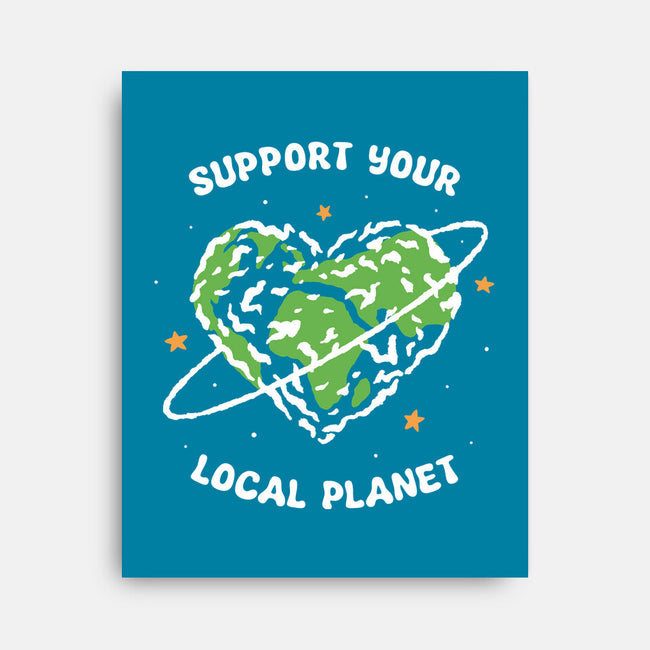 Support Your Local Planet-None-Stretched-Canvas-XYZ Studio