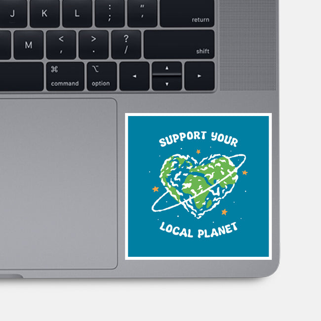 Support Your Local Planet-None-Glossy-Sticker-XYZ Studio