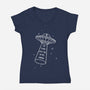 This Planet Was Fine-Womens-V-Neck-Tee-XYZ Studio