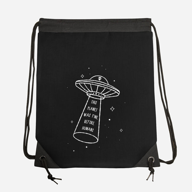 This Planet Was Fine-None-Drawstring-Bag-XYZ Studio