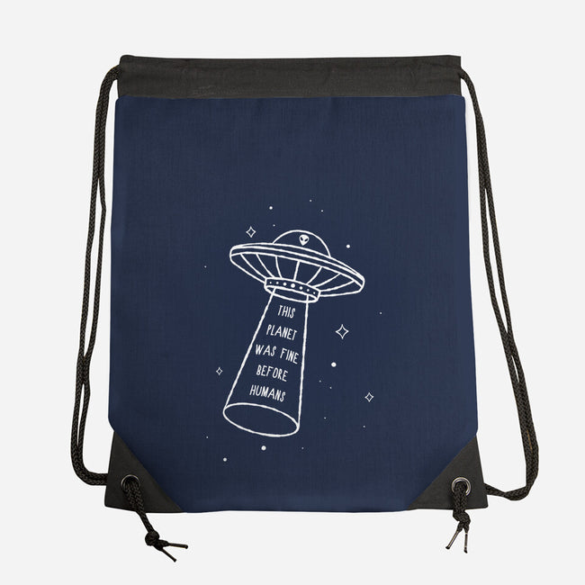 This Planet Was Fine-None-Drawstring-Bag-XYZ Studio