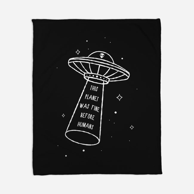 This Planet Was Fine-None-Fleece-Blanket-XYZ Studio