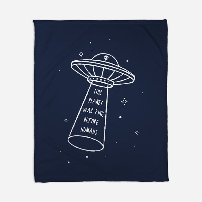 This Planet Was Fine-None-Fleece-Blanket-XYZ Studio
