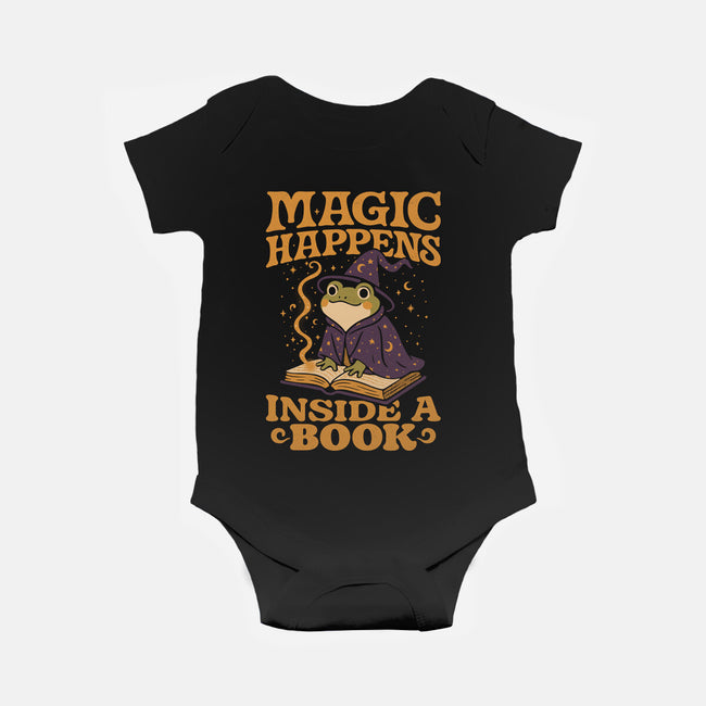 Magic Happens-Baby-Basic-Onesie-Popnotic