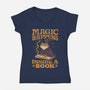 Magic Happens-Womens-V-Neck-Tee-Popnotic