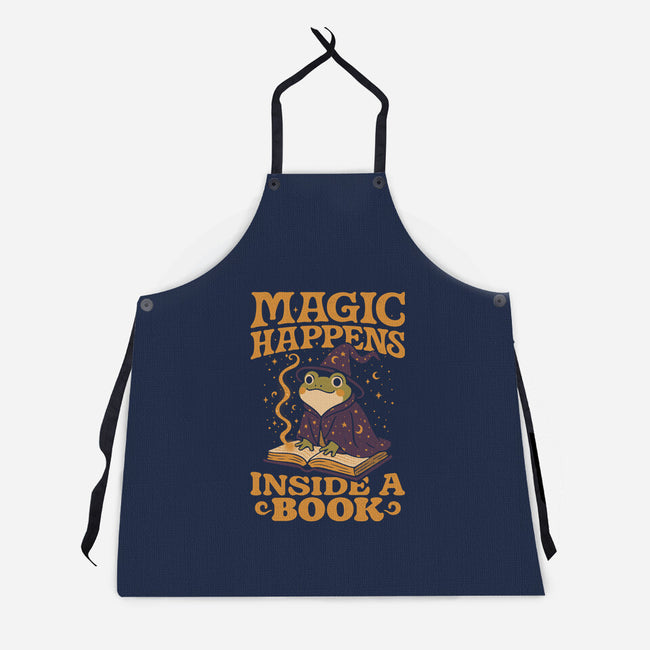 Magic Happens-Unisex-Kitchen-Apron-Popnotic