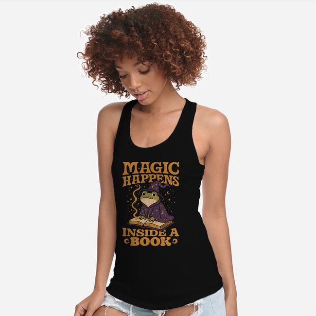 Magic Happens-Womens-Racerback-Tank-Popnotic