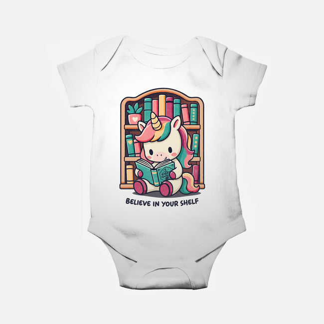 Believe In Your Bookshelf-Baby-Basic-Onesie-Popnotic