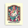 Believe In Your Bookshelf-None-Stretched-Canvas-Popnotic