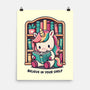 Believe In Your Bookshelf-None-Matte-Poster-Popnotic