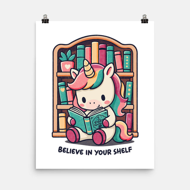 Believe In Your Bookshelf-None-Matte-Poster-Popnotic