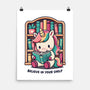 Believe In Your Bookshelf-None-Matte-Poster-Popnotic
