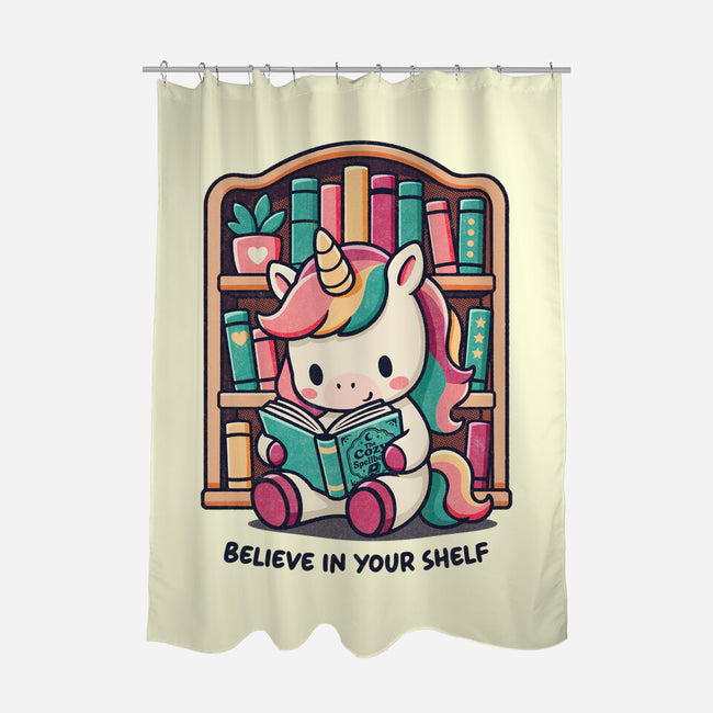 Believe In Your Bookshelf-None-Polyester-Shower Curtain-Popnotic