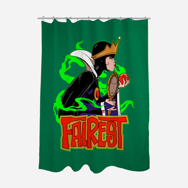 Fairest-None-Polyester-Shower Curtain-boltfromtheblue
