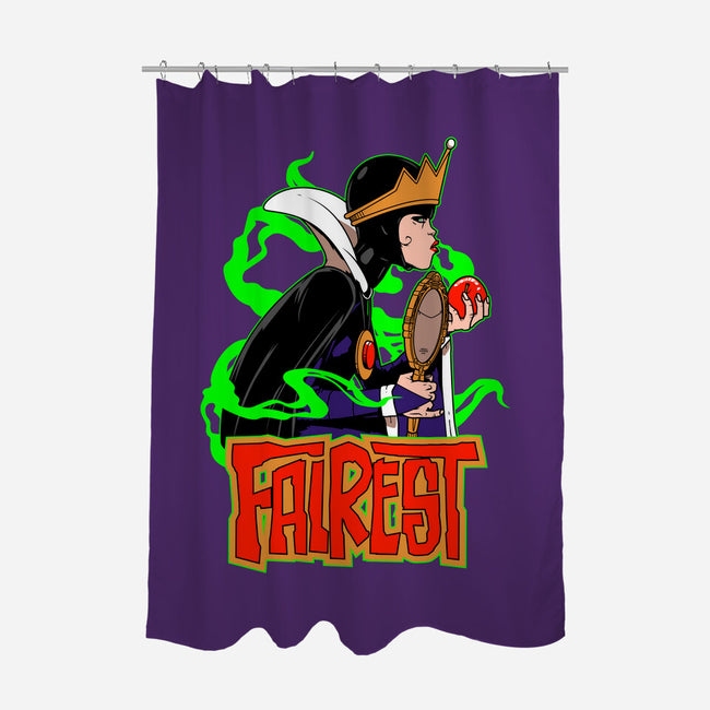Fairest-None-Polyester-Shower Curtain-boltfromtheblue