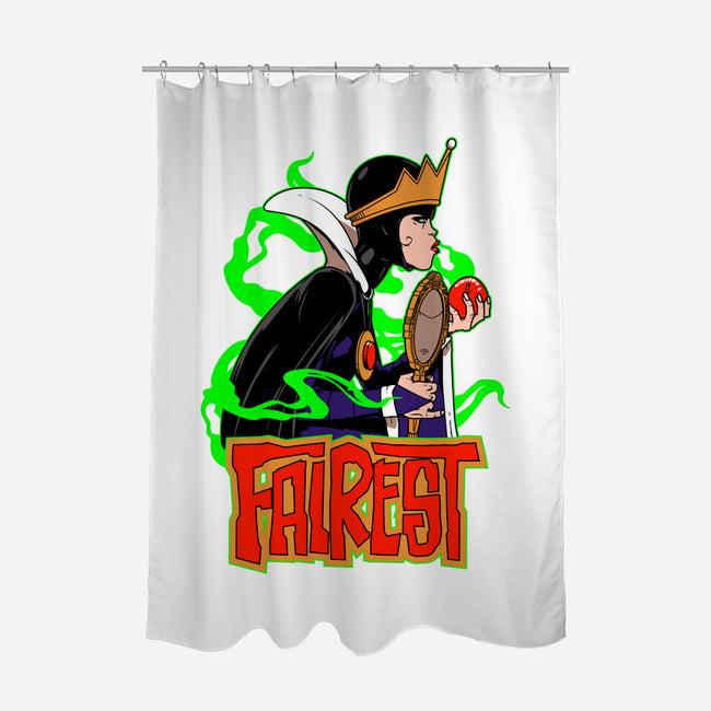 Fairest-None-Polyester-Shower Curtain-boltfromtheblue