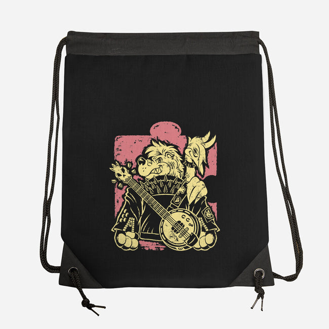 Bluegrass Punk Energy-None-Drawstring-Bag-Henrique Torres