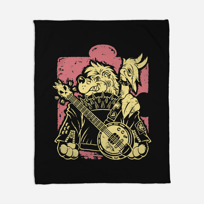 Bluegrass Punk Energy-None-Fleece-Blanket-Henrique Torres