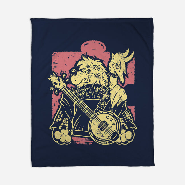 Bluegrass Punk Energy-None-Fleece-Blanket-Henrique Torres