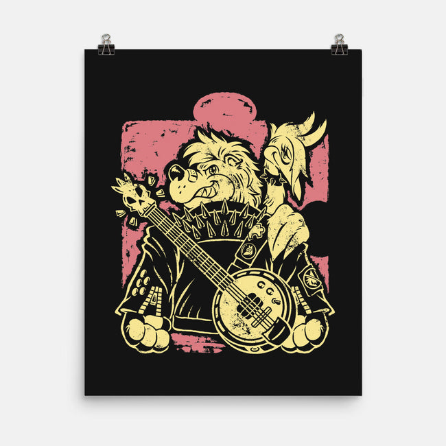Bluegrass Punk Energy-None-Matte-Poster-Henrique Torres