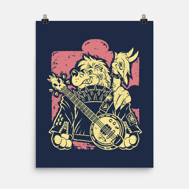 Bluegrass Punk Energy-None-Matte-Poster-Henrique Torres