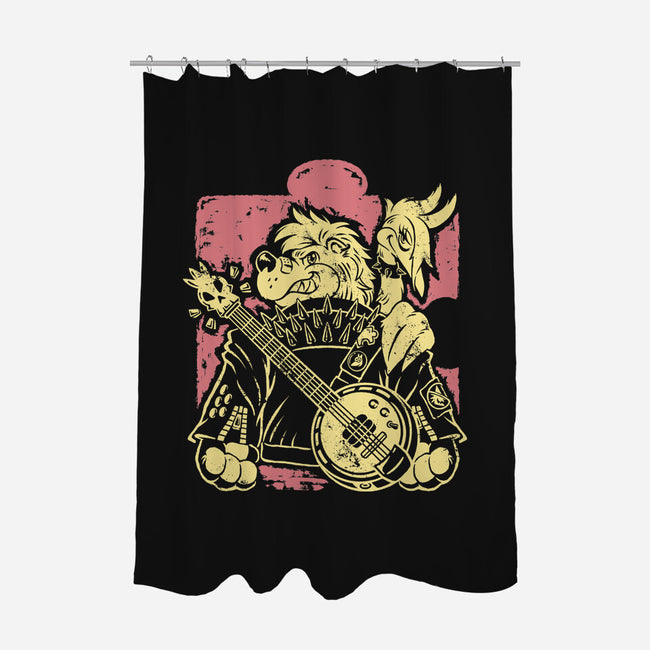 Bluegrass Punk Energy-None-Polyester-Shower Curtain-Henrique Torres