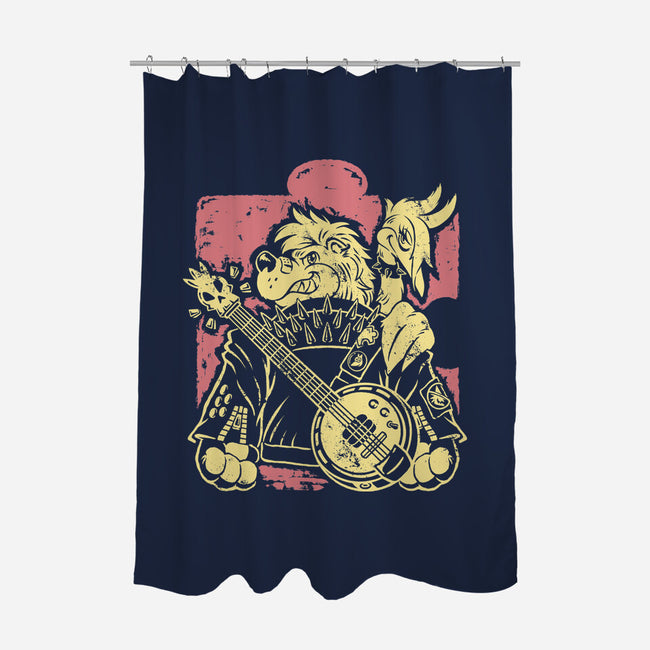 Bluegrass Punk Energy-None-Polyester-Shower Curtain-Henrique Torres