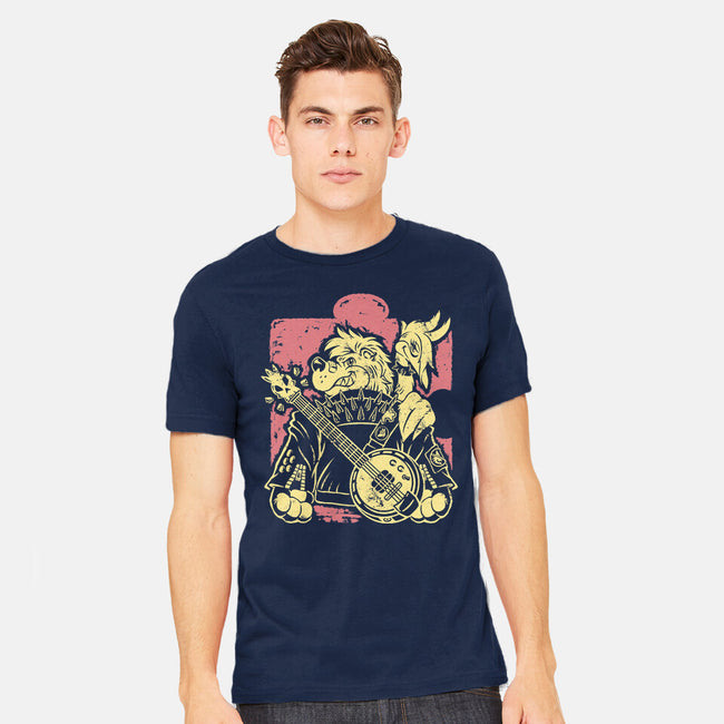 Bluegrass Punk Energy-Mens-Heavyweight-Tee-Henrique Torres