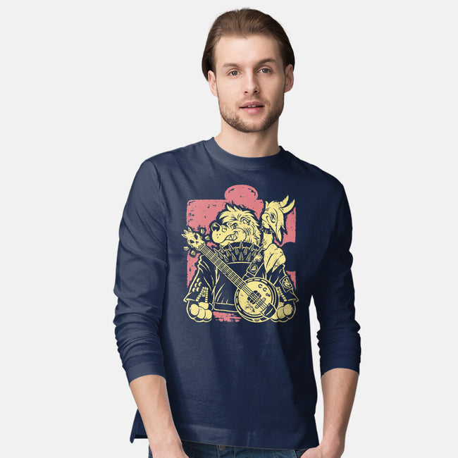 Bluegrass Punk Energy-Mens-Long Sleeved-Tee-Henrique Torres