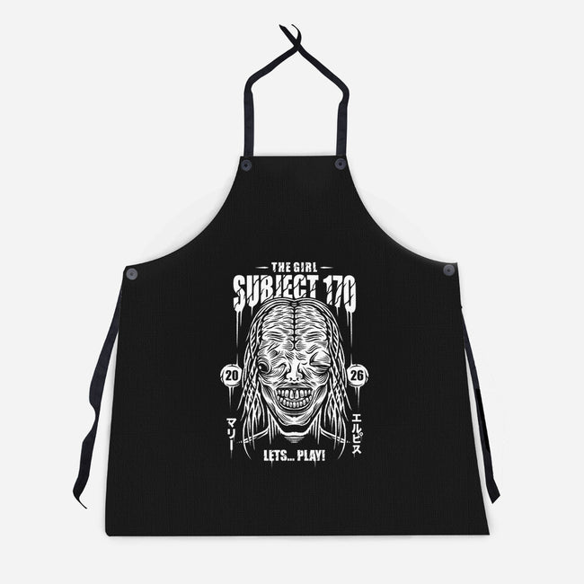 Subject 170-Unisex-Kitchen-Apron-Alundrart