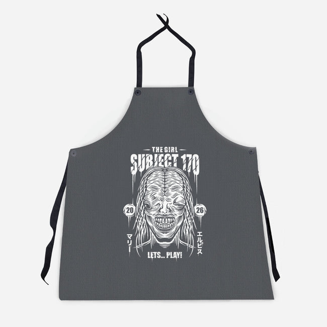 Subject 170-Unisex-Kitchen-Apron-Alundrart