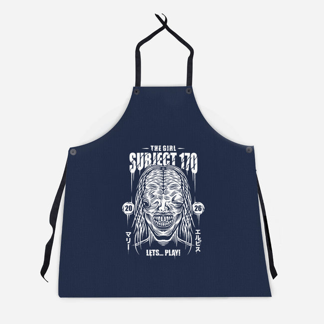 Subject 170-Unisex-Kitchen-Apron-Alundrart