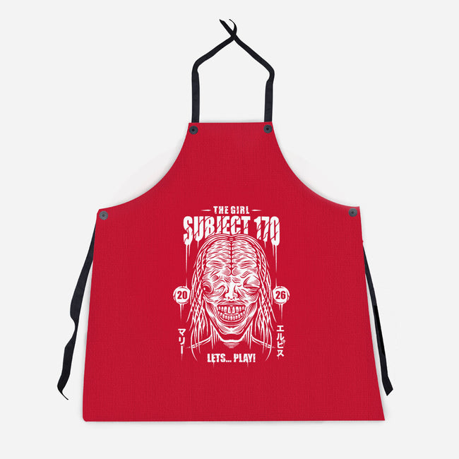 Subject 170-Unisex-Kitchen-Apron-Alundrart