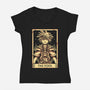 Sora Tarot Card-Womens-V-Neck-Tee-Alundrart