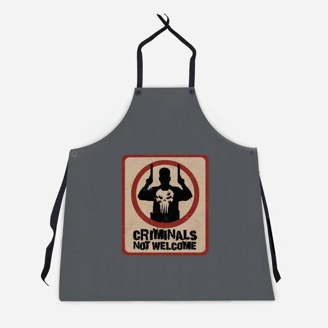 Criminals Not Welcome-Unisex-Kitchen-Apron-spoilerinc
