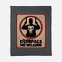 Criminals Not Welcome-None-Fleece-Blanket-spoilerinc