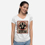 Criminals Not Welcome-Womens-V-Neck-Tee-spoilerinc