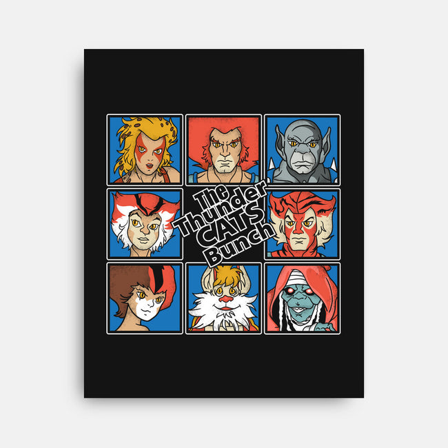Thundercats Bunch-None-Stretched-Canvas-turborat14
