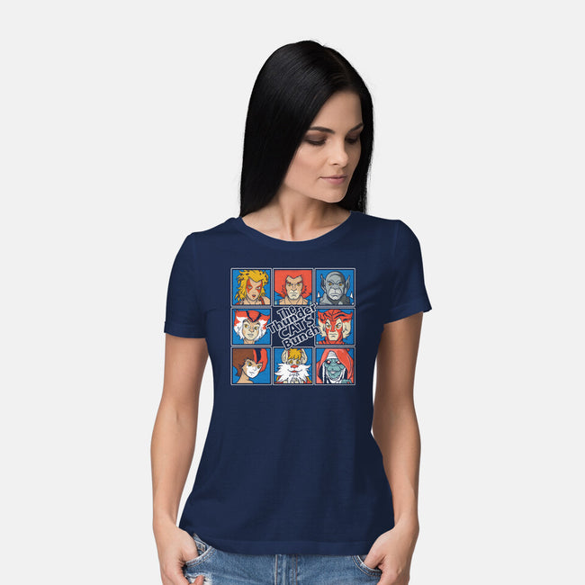 Thundercats Bunch-Womens-Basic-Tee-turborat14