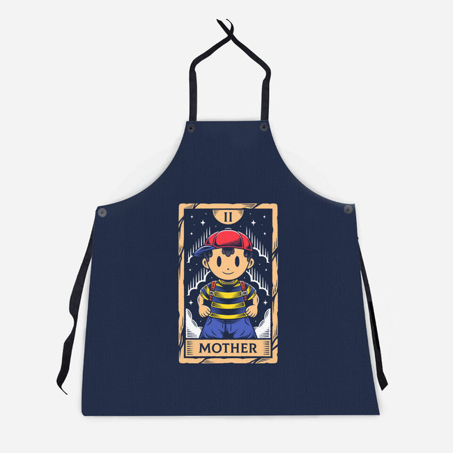 PSI Boy Tarot Card-Unisex-Kitchen-Apron-Alundrart