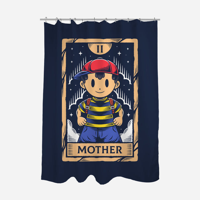 PSI Boy Tarot Card-None-Polyester-Shower Curtain-Alundrart
