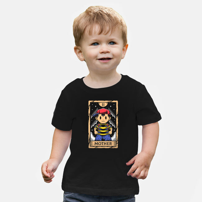 PSI Boy Tarot Card-Baby-Basic-Tee-Alundrart