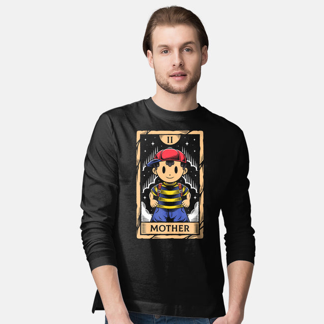 PSI Boy Tarot Card-Mens-Long Sleeved-Tee-Alundrart