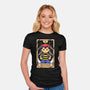 PSI Boy Tarot Card-Womens-Fitted-Tee-Alundrart