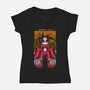 Mitochondria Eve-Womens-V-Neck-Tee-Alundrart