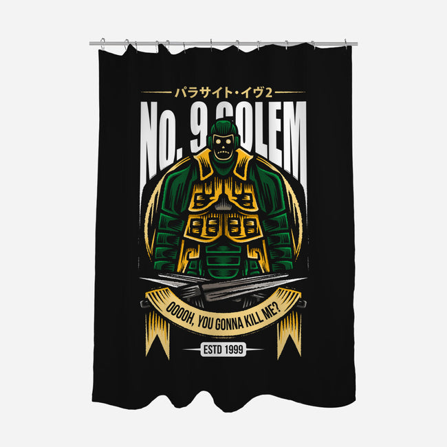 Golem-None-Polyester-Shower Curtain-Alundrart