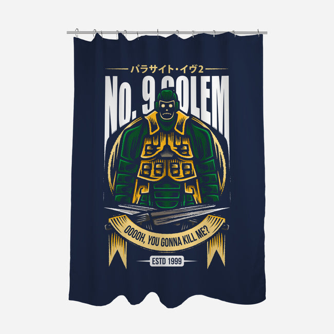 Golem-None-Polyester-Shower Curtain-Alundrart