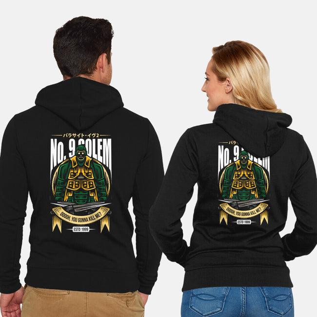 Golem-Unisex-Zip-Up-Sweatshirt-Alundrart